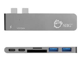 SIIG Thunderbolt 3 USB-C Hub with Card Reader & PD Adapter - doc